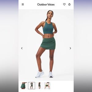 Outdoor Voices Exercise 3” Tennis Skirt Skort